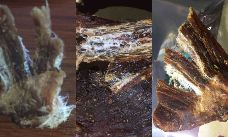 牦牛肉干撕開像棉絮圖片